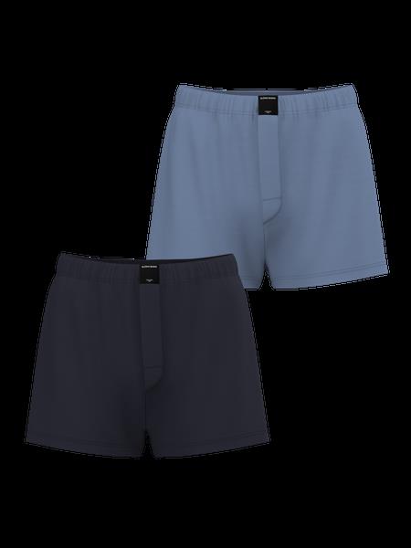 Björn Borg Cotton Stretch Woven Boxer Shorts 2-pack Blå, XXL