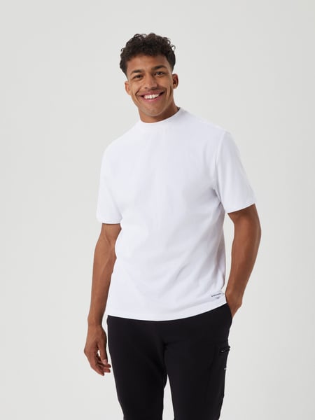 Björn Borg Centre Mock Neck T-shirt Hvid, M