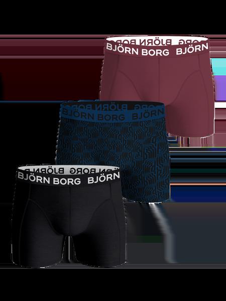 Björn Borg Cotton Stretch Boxers 3-pack Multi, 134-140