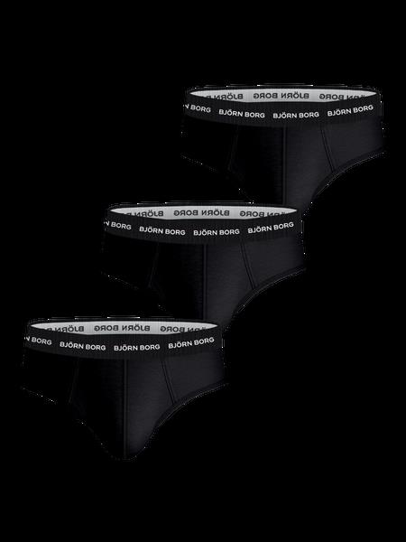 Björn Borg Cotton Stretch Briefs 3-pack Sort, L