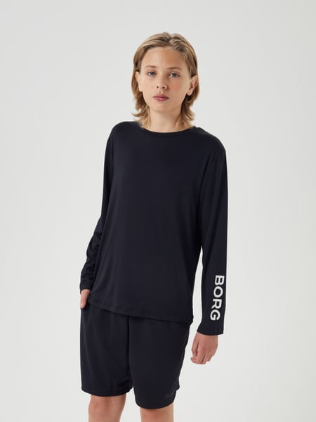 Björn Borg Borg Long Sleeve T-shirt Sort, 158-164