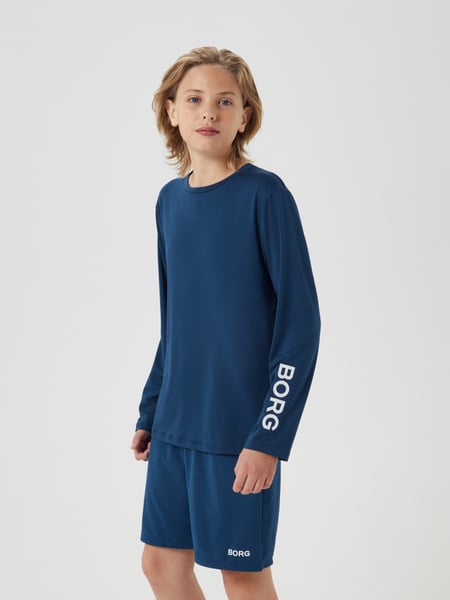 Björn Borg Borg Long Sleeve T-shirt Blå, 134-140