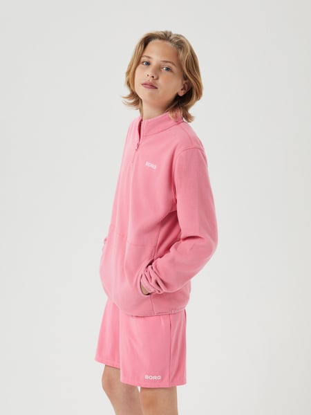 Björn Borg Borg Half Zip Fleece Pink, 158-164