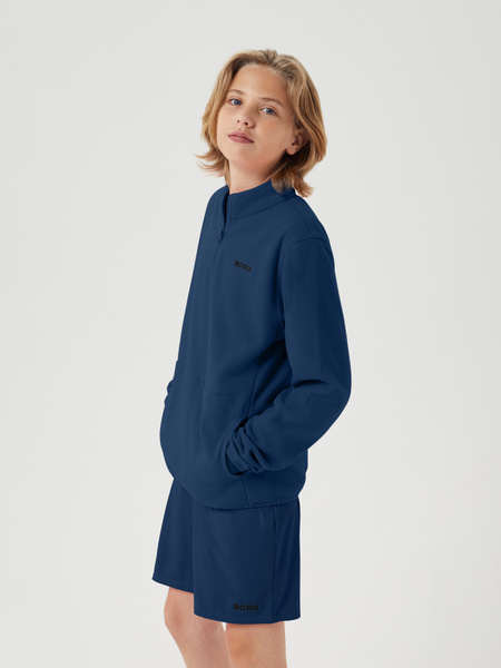 Björn Borg Borg Half Zip Fleece Blå, 134-140