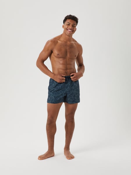 Björn Borg Borg Print Swim Shorts Blå, L