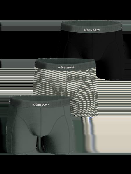 Björn Borg Premium Cotton Stretch Boxer 3-pack Multi, S