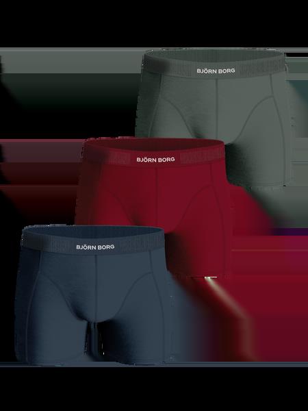 Björn Borg Premium Cotton Stretch Boxer 3-pack Multi, S