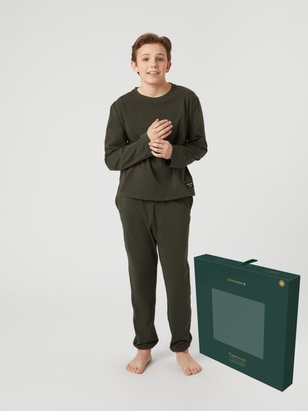 Björn Borg Core Pyjama Set 2-pack Grøn, 146-152