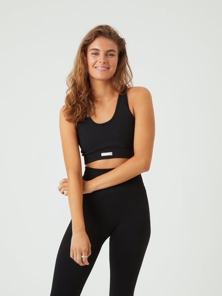 Björn Borg Studio Low Seamless Bra Sort, LXL
