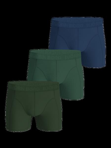 Björn Borg Cotton Stretch Boxers 3-pack Sort, M