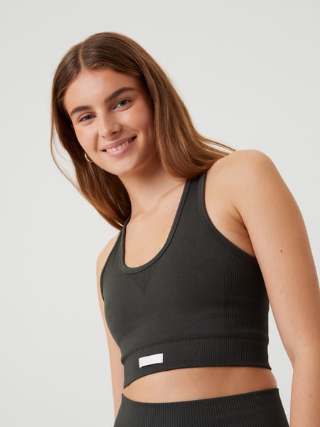 Björn Borg Performance Low Seamless Bra Grøn, SM