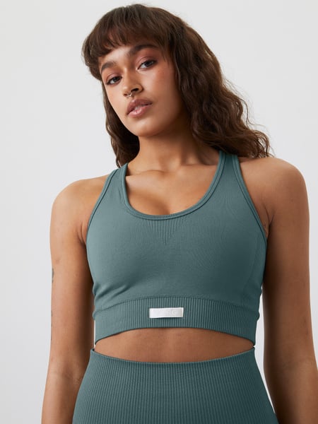 Björn Borg Studio Low Seamless Bra Grøn, SM