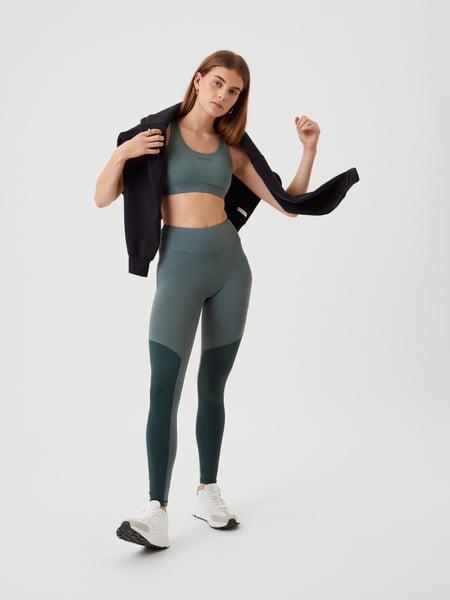 Björn Borg Borg High Waist Tonal Tights Grøn, S