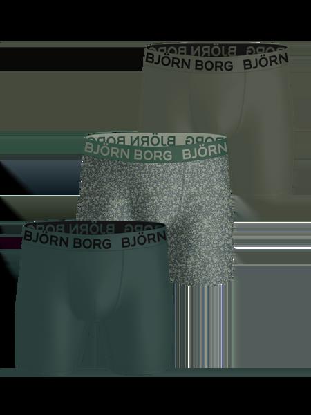 Björn Borg Sports Microfiber Boxers 3-pack Grøn, XL
