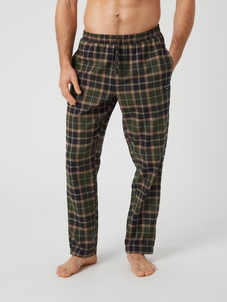 Björn Borg Core Flannel Pyjama Pants Grøn, XL