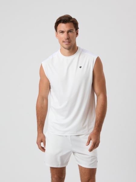 Björn Borg Ace Mesh Panel Tank Hvid, S