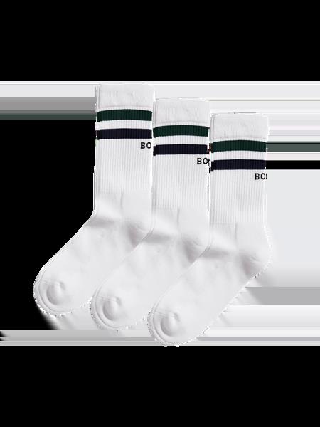 Björn Borg Core Crew Socks 3-pack Hvid, 36-40