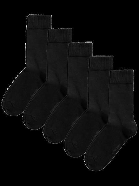 Björn Borg Essential Socks 5-pack Sort, 41-45