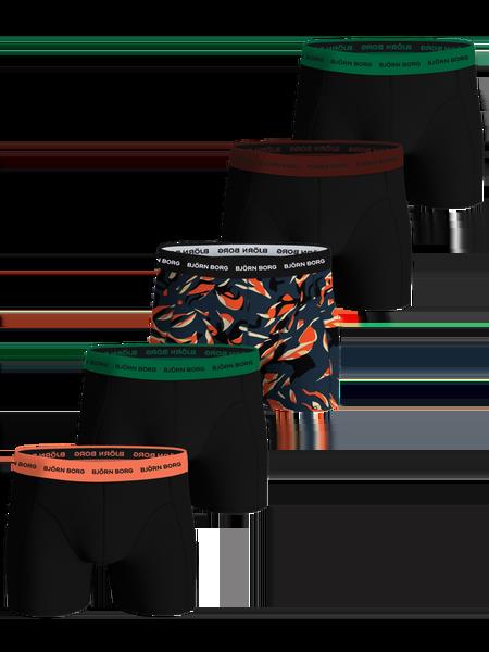 Björn Borg Cotton Stretch Boxer 5-pack Sort, L