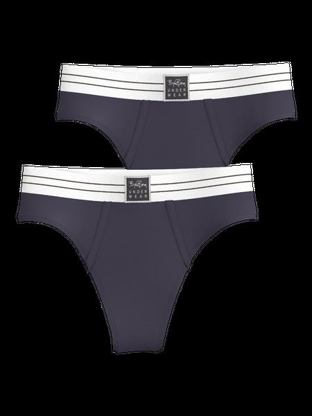 Björn Borg Original Thongs 2-pack Grå, XS