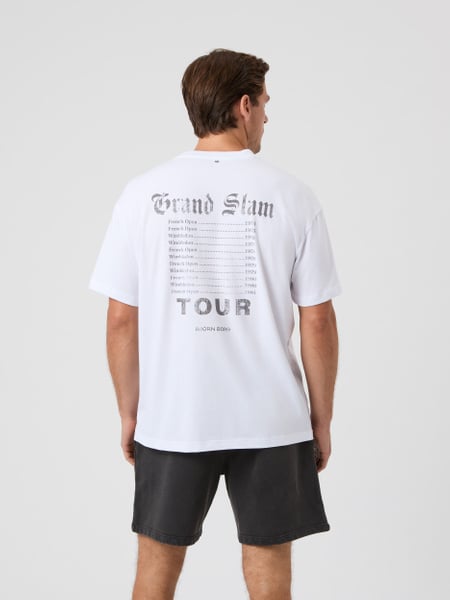 Björn Borg Ace Oversized T-shirt Hvid, XL