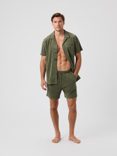 Björn Borg Borg Toweling Pool Shorts Grøn, S