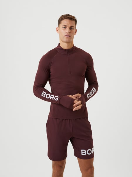 Björn Borg Borg Midlayer Half Zip Brun, XL