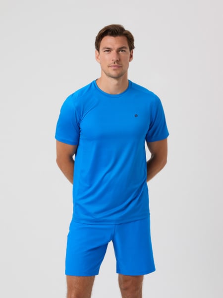 Björn Borg Ace Mesh Panel T-shirt Blå, XL