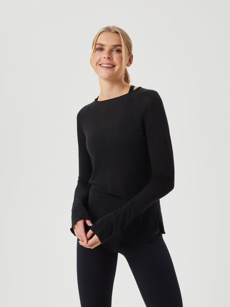 Björn Borg Studio Light Longsleeve Sort, XL