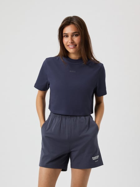 Björn Borg Studio Oversized Cropped T-shirt Grå, M