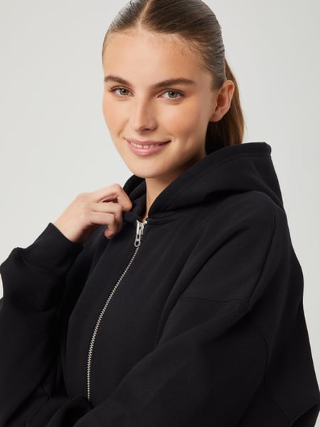 Björn Borg Studio Oversized Zip Hoodie Sort, M