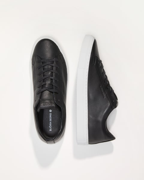 Björn Borg Men's Leather Sneaker Sl100 Sort, 41