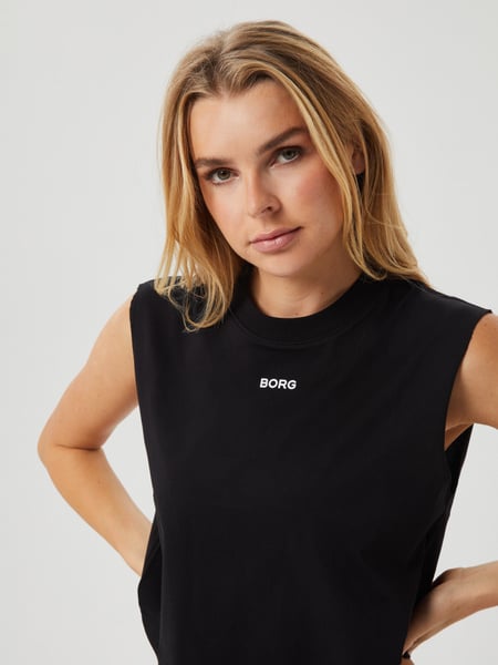 Björn Borg Borg Cropped Tank Sort, S
