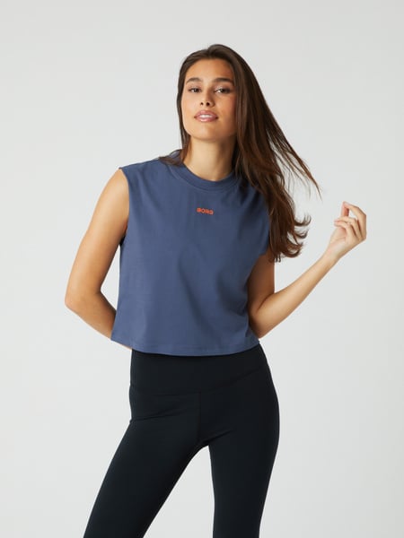 Björn Borg Borg Cropped Tank Blå, S