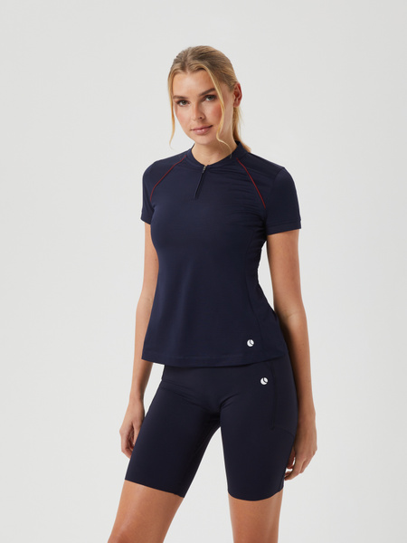 Björn Borg Ace Zip Polo Marineblå, XL