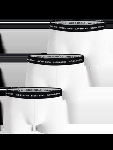 Björn Borg Cotton Stretch Trunk 3-pack Hvid, XL