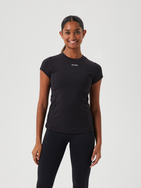 Björn Borg Borg Reform Slim T-shirt Sort, XL