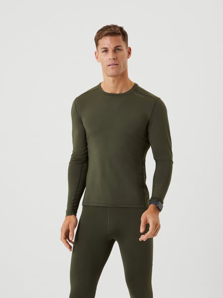 Björn Borg Borg Long Sleeve Tech T-shirt Grøn, XL