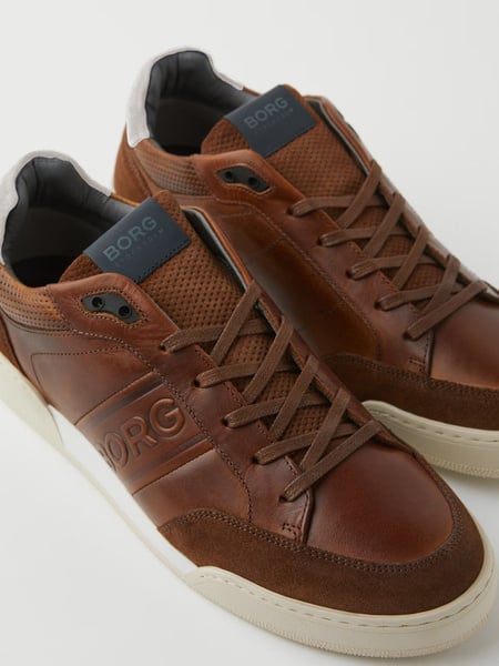 Björn Borg Men's Leather Sneaker Sl200 Brun, 42
