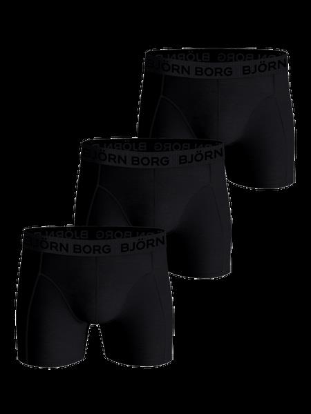 Björn Borg Cotton Stretch Boxer 3-pack Sort, M