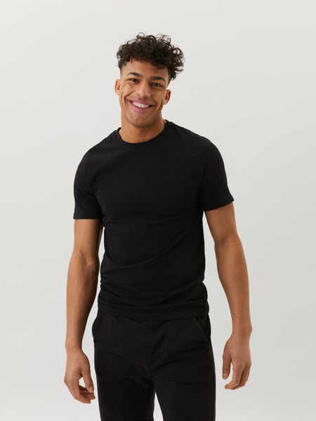 Björn Borg Core Slim T-shirt 2-pack Sort, XXL
