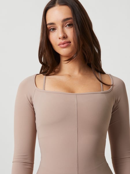Björn Borg Studio Ballerina Long Sleeve Beige, XL