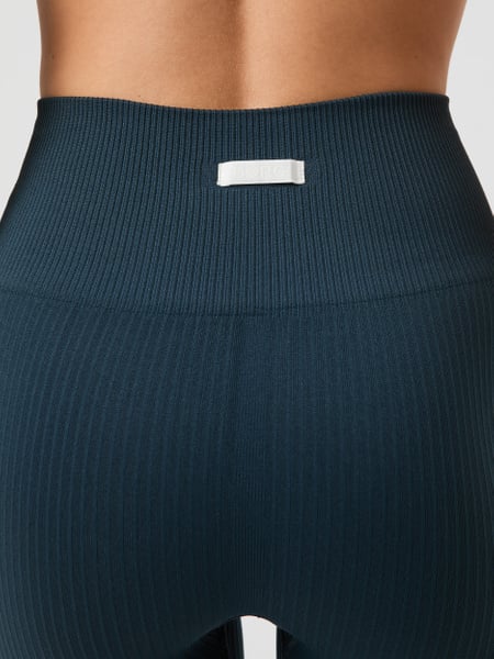 Björn Borg Studio Seamless Rib Tights Marineblå, L
