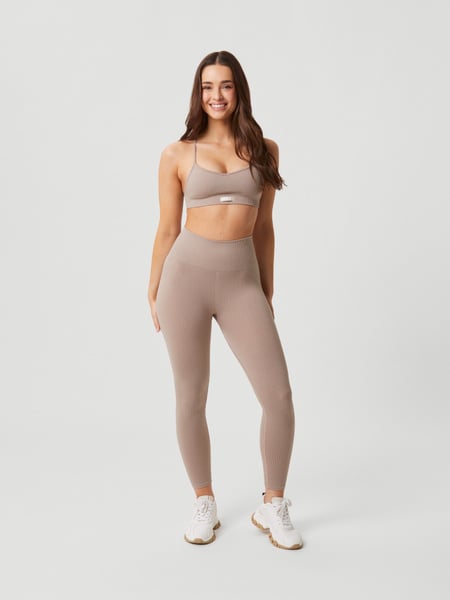 Björn Borg Studio Seamless Rib Tights Beige, S
