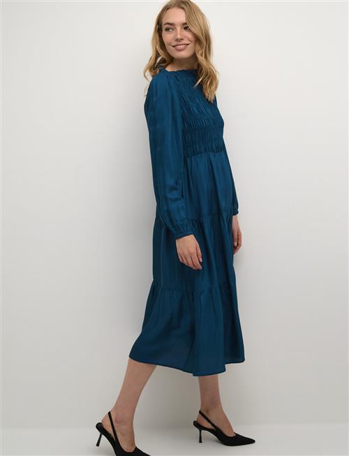 Crhenva Dress - Zally Fit Cream Blue