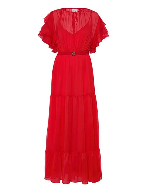 Dante6-Xevi Boho Maxi Chiffon Dress Dante6 Red