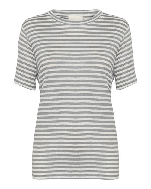 Se My Essential Wardrobe Shirts  grå / hvid ved About You