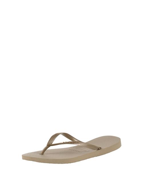 HAVAIANAS Klipklappere 'Slim'  sand / guld
