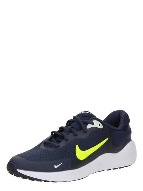 NIKE Sportssko 'REVOLUTION 7'  natblå / lemon
