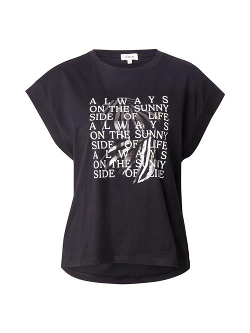 s.Oliver Shirts  sort / sølv / hvid